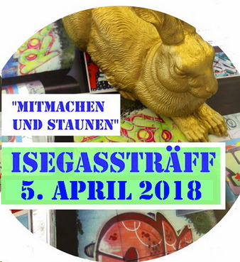 Isegassträff 2018 am OzE Präsentation der Schülerarbeiten